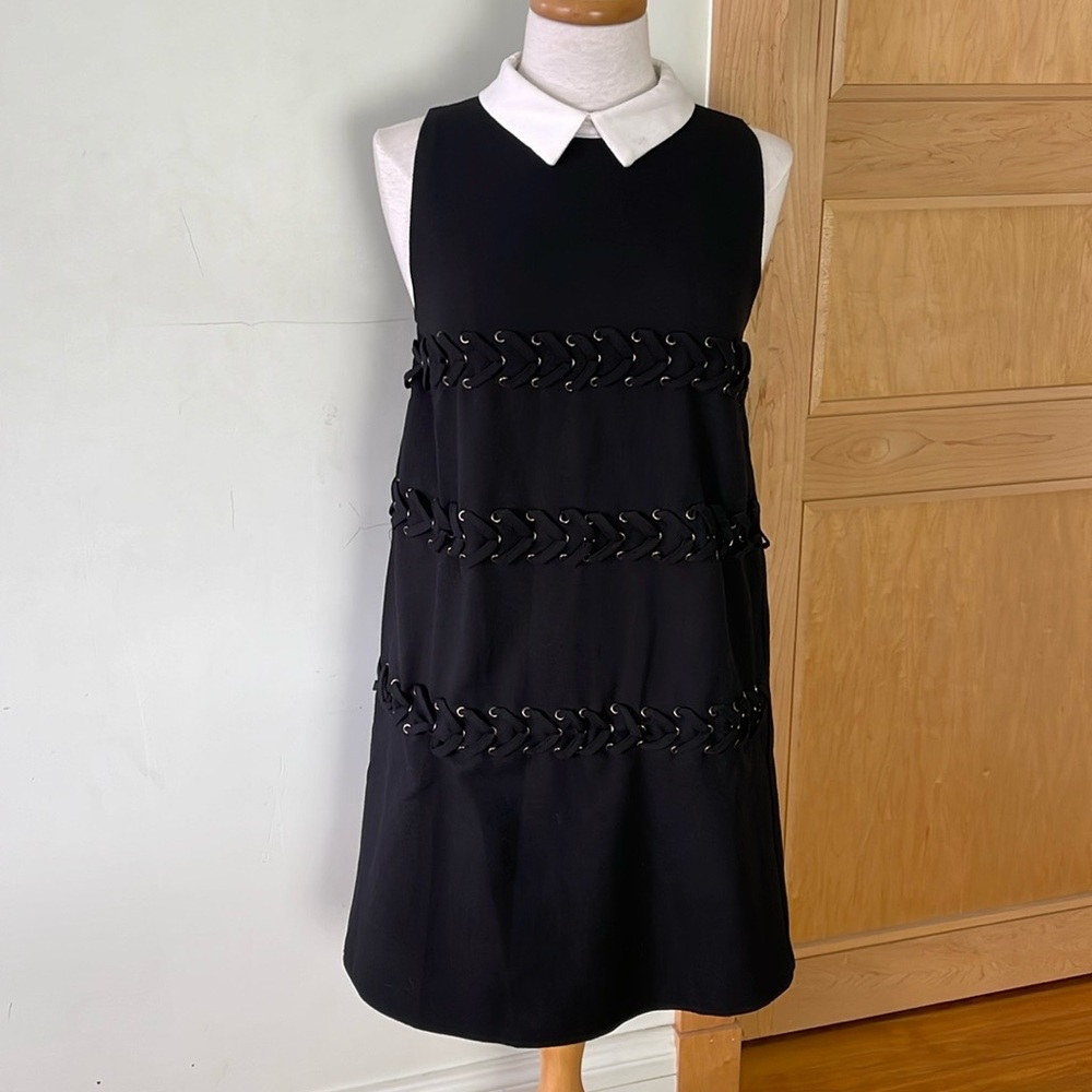 The Moon Little Black Sleeveless Mod Dress, Size M